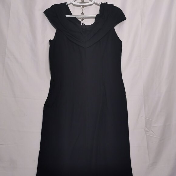 Cowl Neck Cocktail Dress Size 14 NWOT #111 - Picture 4 of 9